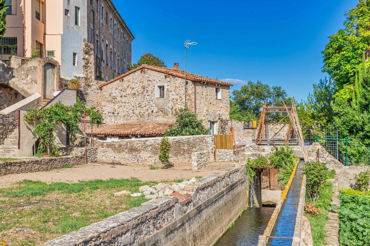 El Molino De Besalu Casa Con Jardin Villa Exterior photo